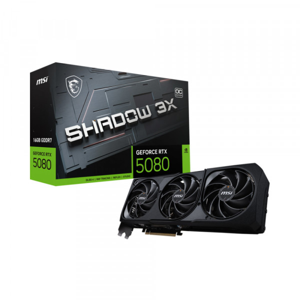 Card đồ họa MSI GeForce RTX 5080 16G SHADOW 3X OC​