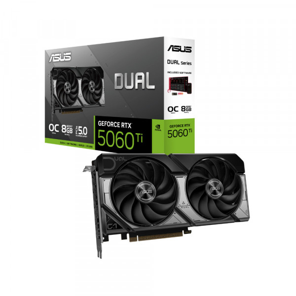 Card màn hình ASUS DUAL GeForce RTX 5060 Ti 8GB GDDR7 OC Edition