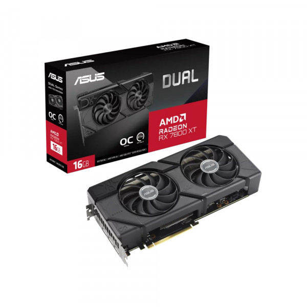 Card đồ họa ASUS Dual Radeon RX 7800 XT OC Edition 16GB GDDR6​