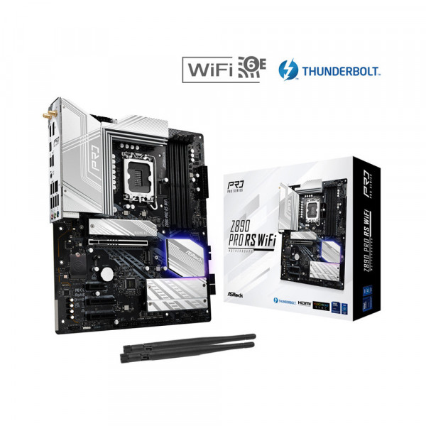 Bo mạch chủ ASRock Z890 Pro RS WiFi ATX DDR5 LGA1851 Thunderbolt 4 PCIe 5.0​