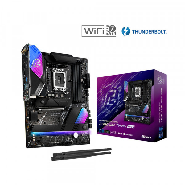 Bo mạch chủ ASRock Z890 Lightning WiFi ATX DDR5 LGA1851 Thunderbolt 4 PCIe 5.0​