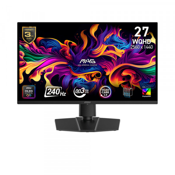 Màn hình Gaming MSI MAG 273QP QD-OLED X24 26.5 inch 240Hz 2K 0.03ms QD-OLED​