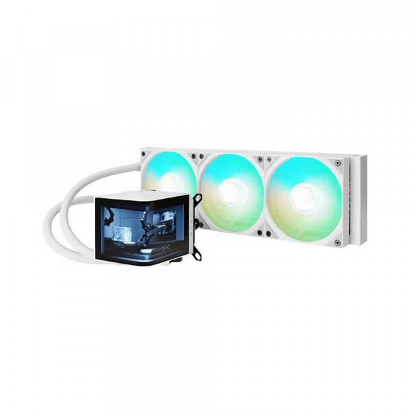 Tản nhiệt nước TRYX PANORAMA ARGB 360 White 6.5 inch AMOLED 2K