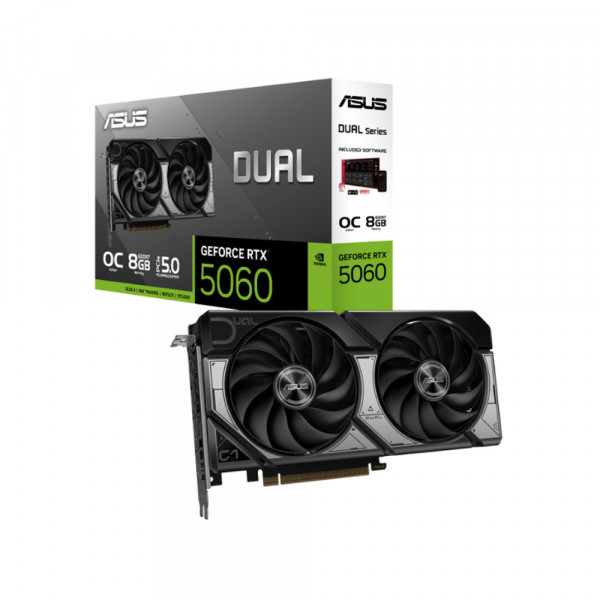 Card màn hình ASUS Dual RTX 5060 OC Edition 8GB GDDR7