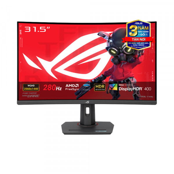 Màn hình Gaming ASUS ROG Strix XG32WCMS 32 inch 280Hz QHD 1ms Fast VA Cong