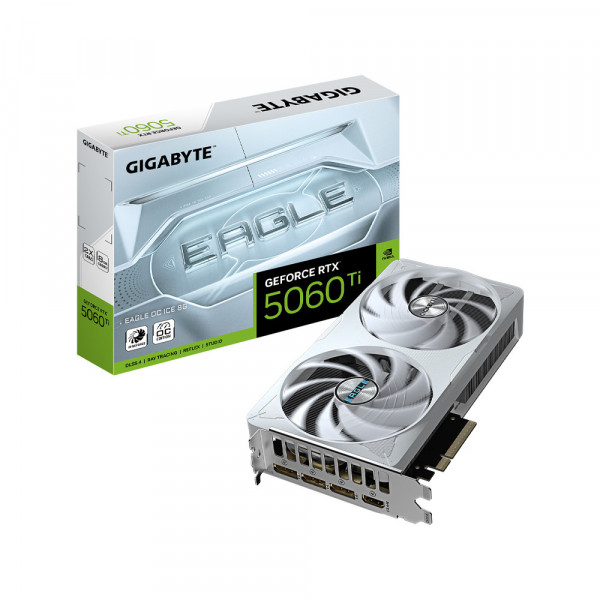 Card màn hình Gigabyte GeForce RTX 5060 Ti EAGLE ICE OC Edition 8GB GDDR7