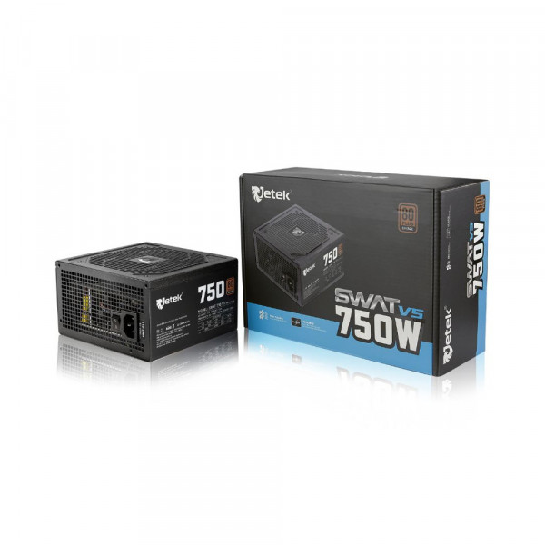 Nguồn máy tính Jetek SWAT750 V5 750W 80 Plus Bronze