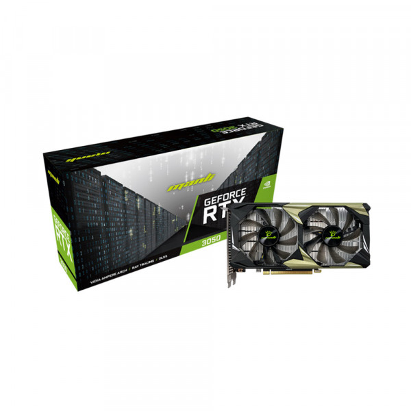 Card màn hình Manli GeForce RTX 3050 Nebula Twin 6GB GDDR6