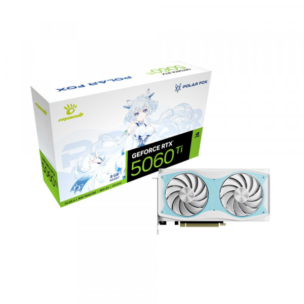 Card màn hình MANLI Polar Fox GeForce RTX 5060 Ti OC Edition 8GB GDDR7