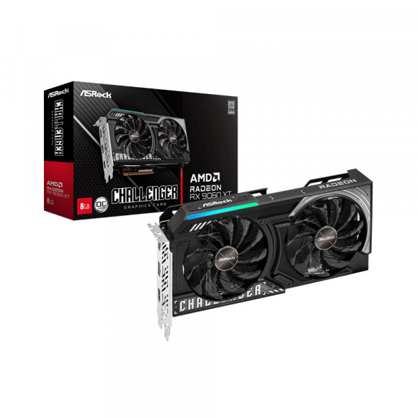 Card màn hình ASRock Radeon RX 9060 XT Challenger 8GB OC GDDR6
