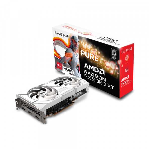 Card màn hình Sapphire Pure Radeon RX 9060 XT Gaming OC 16GB GDDR6