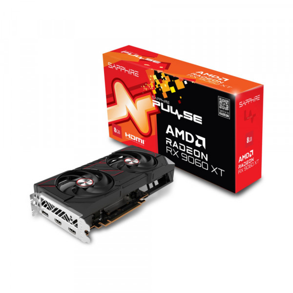Card màn hình Sapphire Pulse Radeon RX 9060 XT Gaming OC 8GB GDDR6