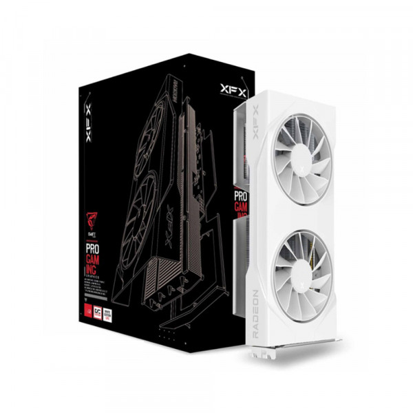 Card màn hình XFX Swift Radeon RX 9060 XT OC White Dual Fan Gaming Edition 8GB GDDR6