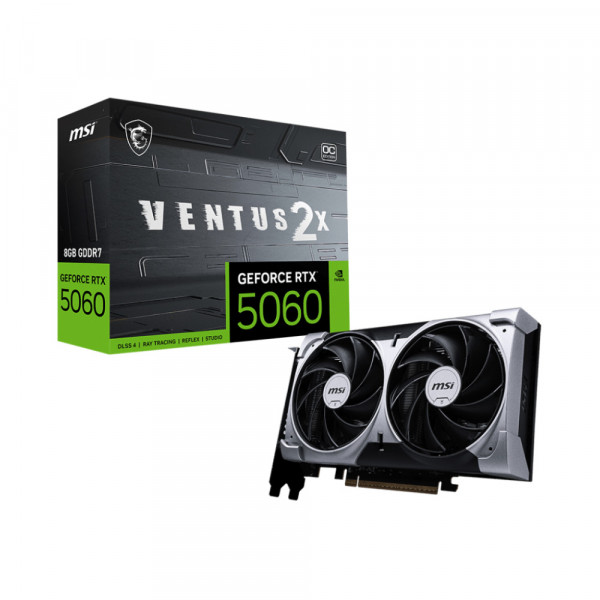 Card màn hình MSI GeForce RTX 5060 VENTUS 2X OC 8GB GDDR7