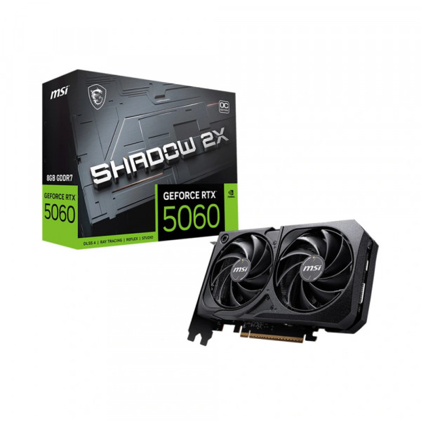 Card màn hình MSI GeForce RTX 5060 SHADOW OC 2X 8GB GDDR7