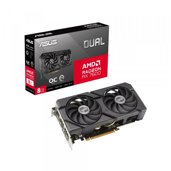 Card màn hình ASUS Dual Radeon RX 7600 EVO OC Edition 8GB GDDR6