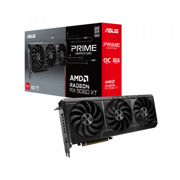 Card màn hình ASUS Radeon RX 9060 XT Prime OC Edition 8GB GDDR6