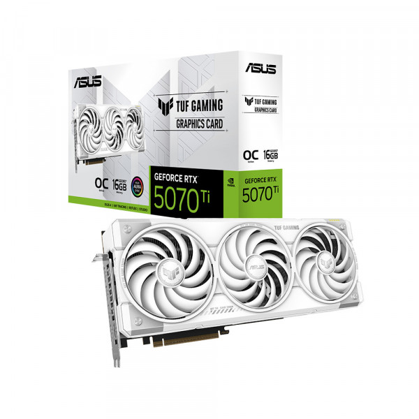 Card màn hình ASUS TUF RTX 5070 Ti O16G WHITE GAMING OC Edition