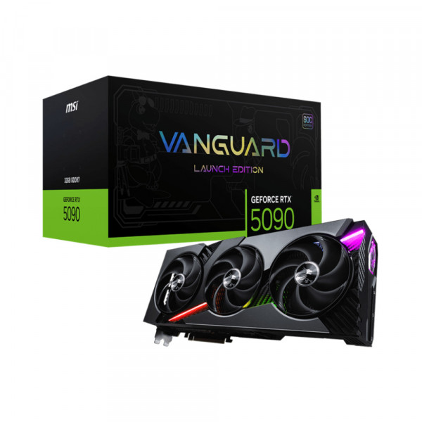Card màn hình MSI GeForce RTX 5090 32GB GDDR7 VANGUARD SOC LAUNCH EDITION