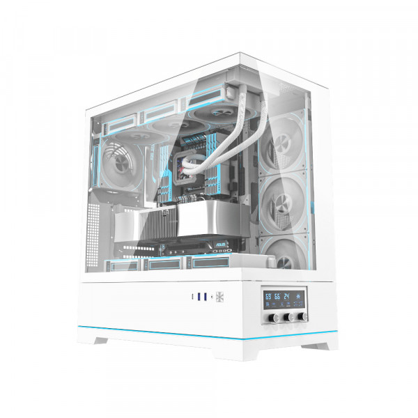 Vỏ Case DarkFlash DY451 Pro ATX White