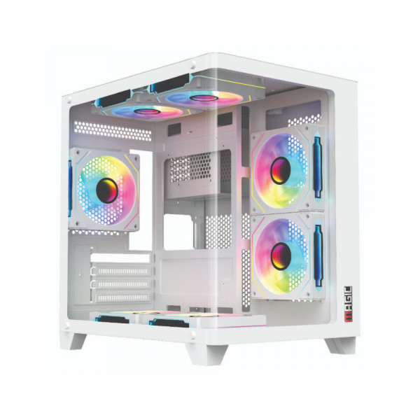 Vỏ Case Magic GM-02 Curved M-ATX White