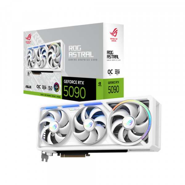 Card màn hình ASUS ROG Astral GeForce RTX 5090 32GB GDDR7 White OC Edition