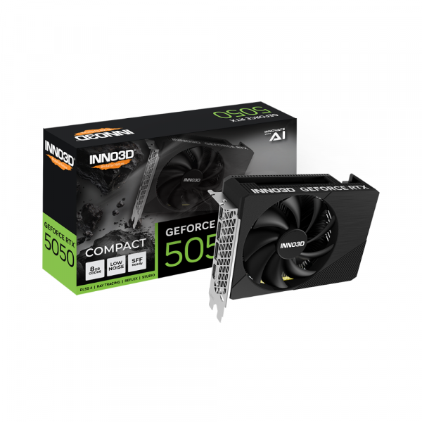 Card màn hình INNO3D GeForce RTX 5050 COMPACT 8GB GDDR6