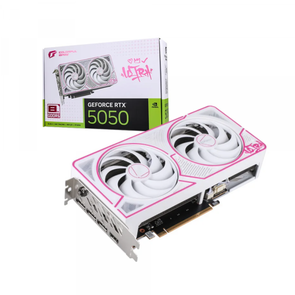 Card màn hình Colorful iGame GeForce RTX 5050 Ultra W DUO OC 8GB GDDR6