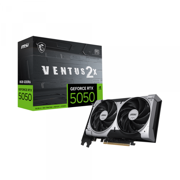 Card màn hình MSI GeForce RTX 5050 8G VENTUS 2X OC 8GB GDDR6
