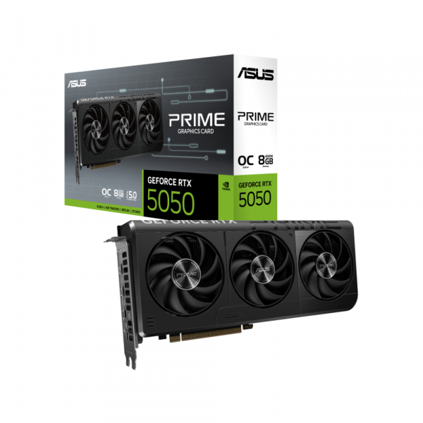 Card màn hình ASUS Prime GeForce RTX 5050 8GB GDDR6 OC Edition