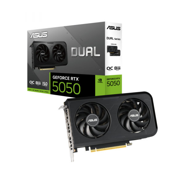Card màn hình ASUS Dual GeForce RTX 5050 8GB GDDR6 OC Edition