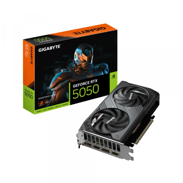 Card màn hình GIGABYTE GeForce RTX 5050 WINDFORCE OC 8G GDDR6