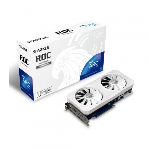 Card màn hình SPARKLE Intel Arc A770 ROC Luna OC Edition 16GB GDDR6