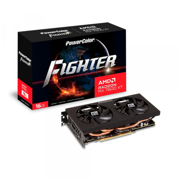 Card màn hình PowerColor Fighter AMD Radeon RX 7600 XT 16GB GDDR6