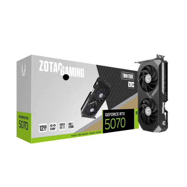 Card màn hình ZOTAC GAMING GeForce RTX 5070 Twin Edge OC Edition 12GB GDDR7