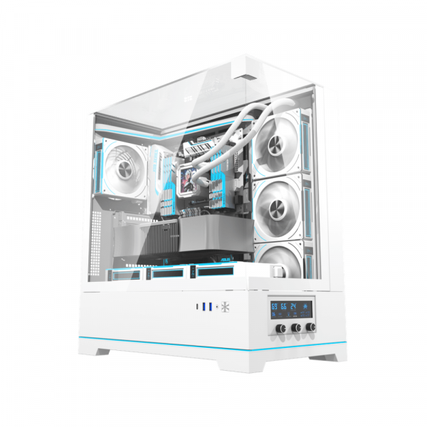 Vỏ Case DarkFlash DY450 Pro ATX White