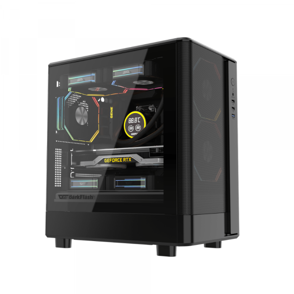 Vỏ Case DarkFlash DB330M Mesh M-ATX Black