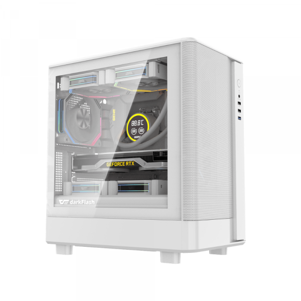 Vỏ Case DarkFlash DB330M Mesh M-ATX White