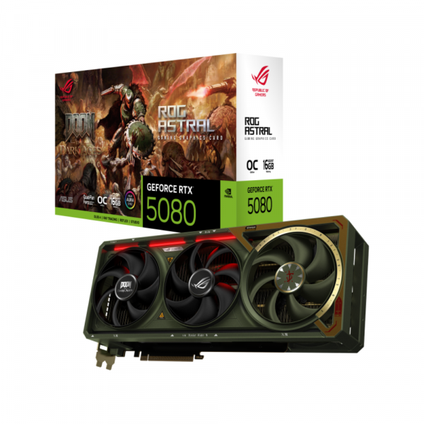 Card màn hình ASUS ROG Astral GeForce RTX 5080 16GB GDDR7 OC DOOM Edition