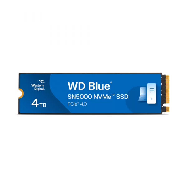 Ổ cứng SSD WD Blue SN5000 4TB NVMe PCIe Gen4 x4 M.2 2280 WDS400T4B0E