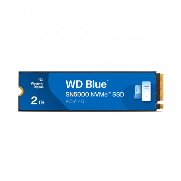 Ổ cứng SSD WD Blue SN5000 2TB NVMe PCIe Gen4 x4 M.2 2280 WDS200T4B0E