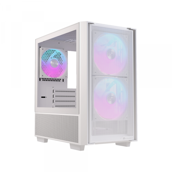 Vỏ Case EINAREX PM150 RGB White mATX