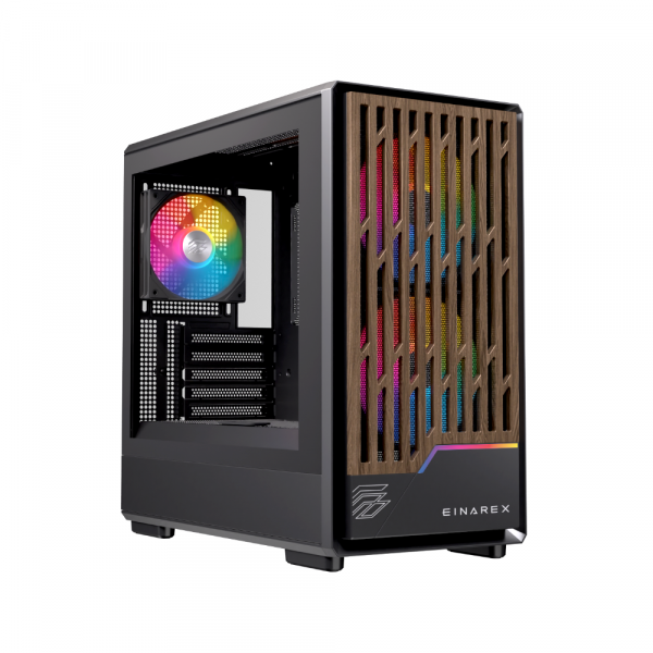 Vỏ Case EINAREX PM400 RGB Black mATX