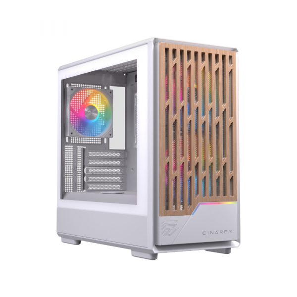 Vỏ Case EINAREX PM400 RGB White mATX
