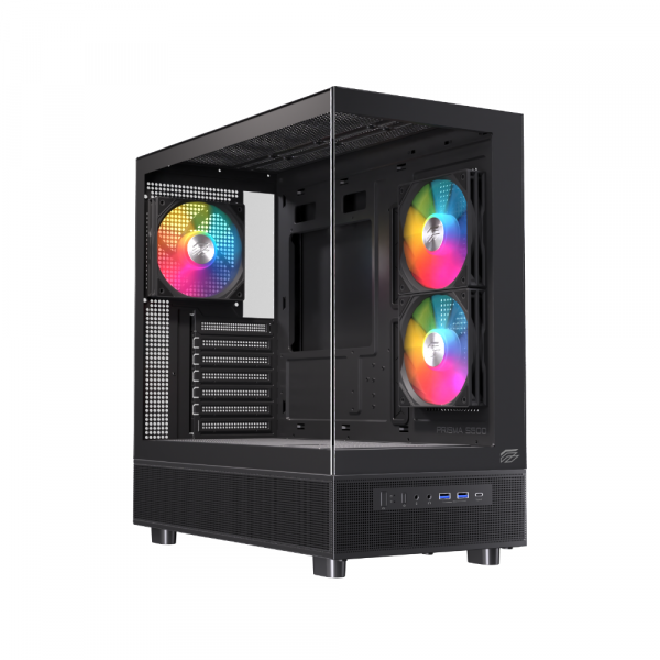 Vỏ Case EINAREX Prisma S500 RGB Black ATX