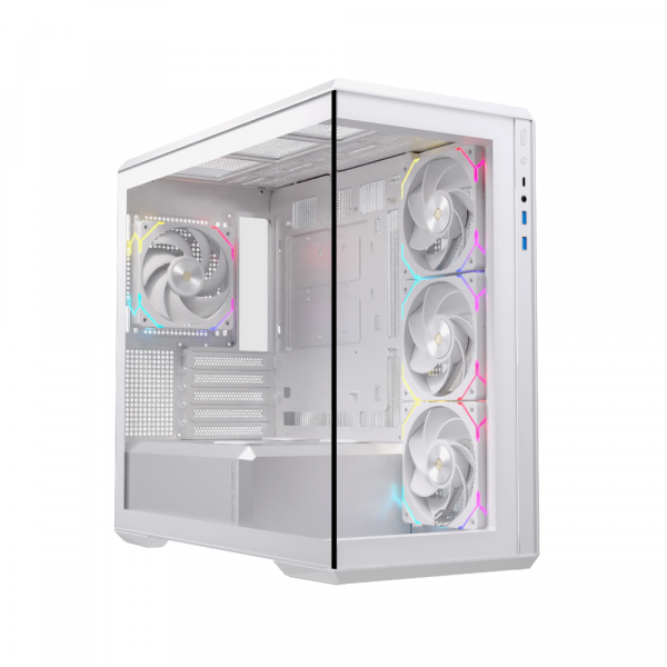 Vỏ Case Einarex ZM800 RGB White mATX