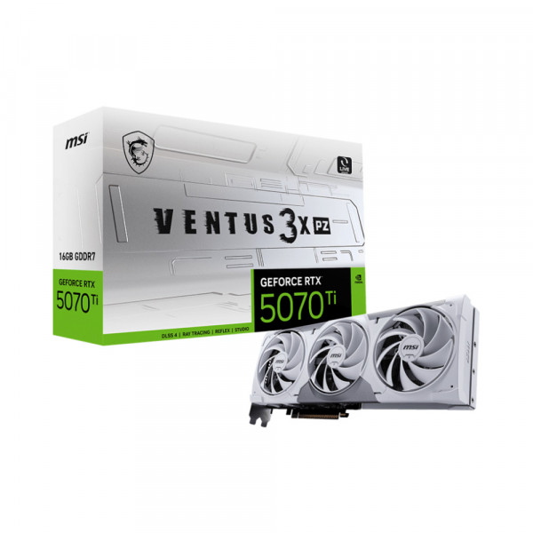Card màn hình MSI GeForce RTX 5070 Ti 16GB VENTUS 3X PZ GDDR7