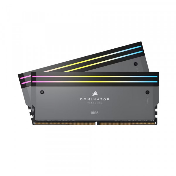 RAM DDR5 Corsair Dominator Titanium RGB 64GB (2x32GB) 6000MT/s CL30 EXPO/XMP Grey CMP64GX5M2B6000Z30