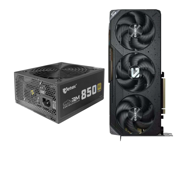 Combo Gigabyte Radeon RX 9070 Gaming OC 16GB  | Nguồn Jetek RM850 e5.0 850W 80 Plus Gold
