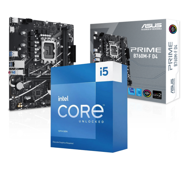 Combo Intel I5 13400F | ASUS PRIME B760M-F DDR4